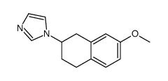1-(7-methoxy-1,2,3,4-tetrahydronaphthalen-2-yl)imidazole Structure