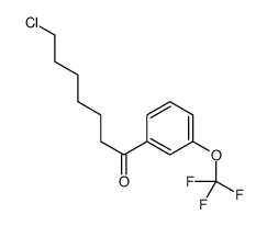 7-CHLORO-1-OXO-1-(3-TRIFLUOROMETHOXYPHENYL)HEPTANE picture