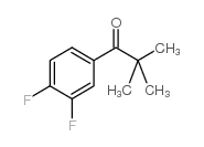 3',4'-DIFLUORO-2,2-DIMETHYLPROPIOPHENONE结构式