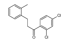 2',4'-DICHLORO-3-(2-METHYLPHENYL)PROPIOPHENONE结构式