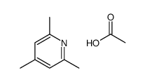 acetic acid,2,4,6-trimethylpyridine Structure