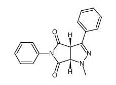 1-Methyl-3-phenyl-2-pyrazolin-cis-4,5-carbonsaeure-N-phenylimid Structure