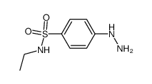 N-ethyl-4-hydrazinobenzenesulfonamide Structure