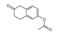 (6-oxo-7,8-dihydro-5H-naphthalen-2-yl) acetate结构式