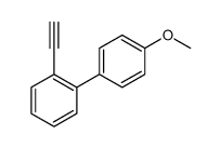 1,1'-Biphenyl, 2-ethynyl-4'-methoxy Structure