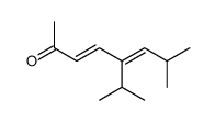 7-methyl-5-propan-2-ylocta-3,5-dien-2-one结构式