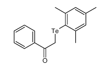1-phenyl-2-(2,4,6-trimethylphenyl)tellanylethanone结构式