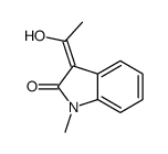3-(1-hydroxyethylidene)-1-methylindol-2-one结构式