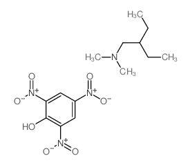2-ethyl-N,N-dimethyl-butan-1-amine; 2,4,6-trinitrophenol结构式