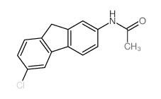 N-(6-chloro-9H-fluoren-2-yl)acetamide Structure
