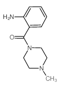 (2-AMINOPHENYL)(4-METHYLPIPERAZIN-1-YL)METHANONE Structure