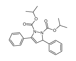 Diisopropyl 3,5-diphenyl-1H-pyrazole-1,2(3H)-dicarboxylate结构式