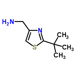 1-(2-tert-Butyl-1,3-thiazol-4-yl)methanamine结构式