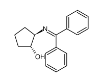 Cyclopentanol, 2-[(diphenylmethylene)amino]-, (1R,2R) Structure