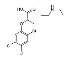 diethylammonium 2-(2,4,5-trichlorophenoxy)propionate结构式