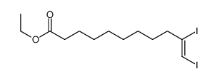 ethyl 10,11-diiodoundec-10-enoate structure