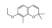 7-ethoxy-2,2,8-trimethylchromene结构式