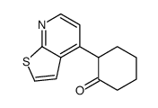 2-thieno[2,3-b]pyridin-4-ylcyclohexan-1-one结构式