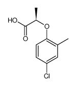 Propanoic acid, 2-(4-chloro-2-methylphenoxy)-, (2R)结构式