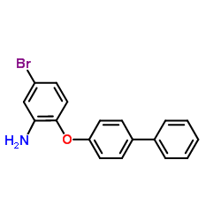 2-(4-Biphenylyloxy)-5-bromoaniline Structure