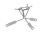 (1,1,3-trimethylgermacyclopentadiene)tricarbonyliron Structure