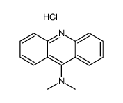acridin-9-yl-dimethyl-amine, hydrochloride结构式
