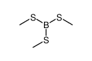 trimethyl trithioborate Structure