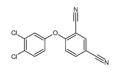 4-(3,4-dichlorophenoxy)benzene-1,3-dicarbonitrile Structure