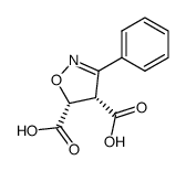 (+/-)-3-phenyl-4,5-dihydro-isoxazole-4r,5c-dicarboxylic acid Structure