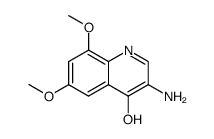 3-amino-6,8-dimethoxy-quinolin-4-ol结构式