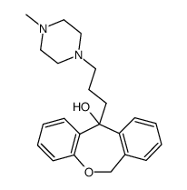 11-[3-(4-methyl-piperazin-1-yl)-propyl]-6,11-dihydro-dibenzo[b,e]oxepin-11-ol结构式