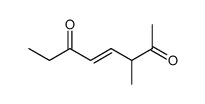 3-methyl-oct-4t-ene-2,6-dione结构式