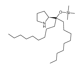 (S)-2-(10-(trimethylsilyloxy)nonadecan-10-yl)pyrrolidine Structure