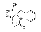 acetylamino-benzyl-malonic acid结构式