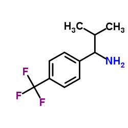 (S)-2-Methyl-1-(4-(trifluoromethyl)phenyl)propan-1-amine Structure