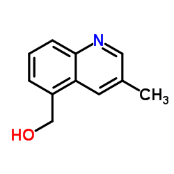 (3-Methyl-5-quinolinyl)methanol Structure