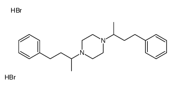 1,4-bis(4-phenylbutan-2-yl)piperazine,dihydrobromide Structure