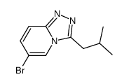 6-bromo-3-isobutyl-1,2,4-triazolo[4,3-a]pyridine结构式