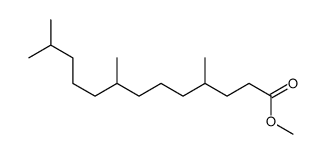 4,8,12-Trimethyltridecanoic acid methyl ester结构式