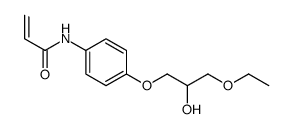 N-[4-(3-ethoxy-2-hydroxypropoxy)phenyl]prop-2-enamide Structure