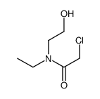 2-chloro-N-ethyl-N-(2-hydroxyethyl)acetamide结构式