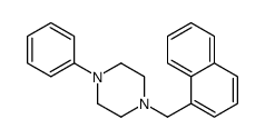 1-(naphthalen-1-ylmethyl)-4-phenylpiperazine结构式