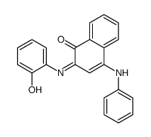 4-anilino-2-(2-hydroxyphenyl)iminonaphthalen-1-one结构式