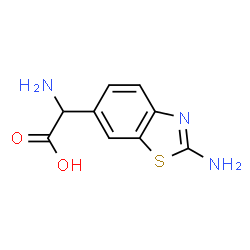 6-Benzothiazoleaceticacid,alpha,2-diamino-(9CI)结构式