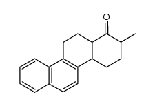 1-Oxo-2-methyl-1,2,3,4,4a,11,12,12a-octahydro-chrysen Structure