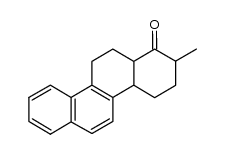 1-Oxo-2-methyl-1,2,3,4,4a,11,12,12a-octahydro-chrysen结构式