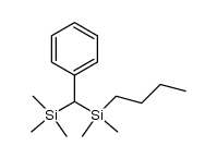 butyldimethyl(phenyl(trimethylsilyl)methyl)silane Structure
