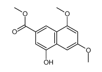 Methyl 4-hydroxy-6,8-dimethoxy-2-naphthoate Structure