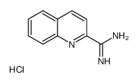 Quinoline-2-carboximidamide hydrochloride structure