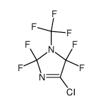 1-trifluoromethyl-2,2,5,5-tetrafluoro-4-chloro-3-imidazoline Structure